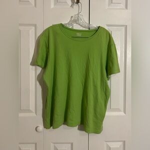 Bobbie Brooks Woman Green Short Sleeve T-Shirt